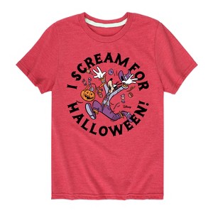 Boys' - Disney - I Scream For Halloween Short Sleeve Graphic T-Shirt - 1 of 4