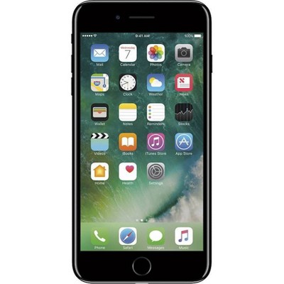 Apple iPhone Unlocked 7 Plus Pre-Owned (128GB) GSM Phone - Jet Black