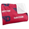 University Of Dayton Logo Pattern Silky 50x60 Blanket, 1 Sided - 3 of 4