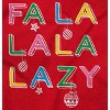 Funny Christmas Fa La La La Lazy Sweatshirt for Men or Women Brisco Brands - 2 of 4