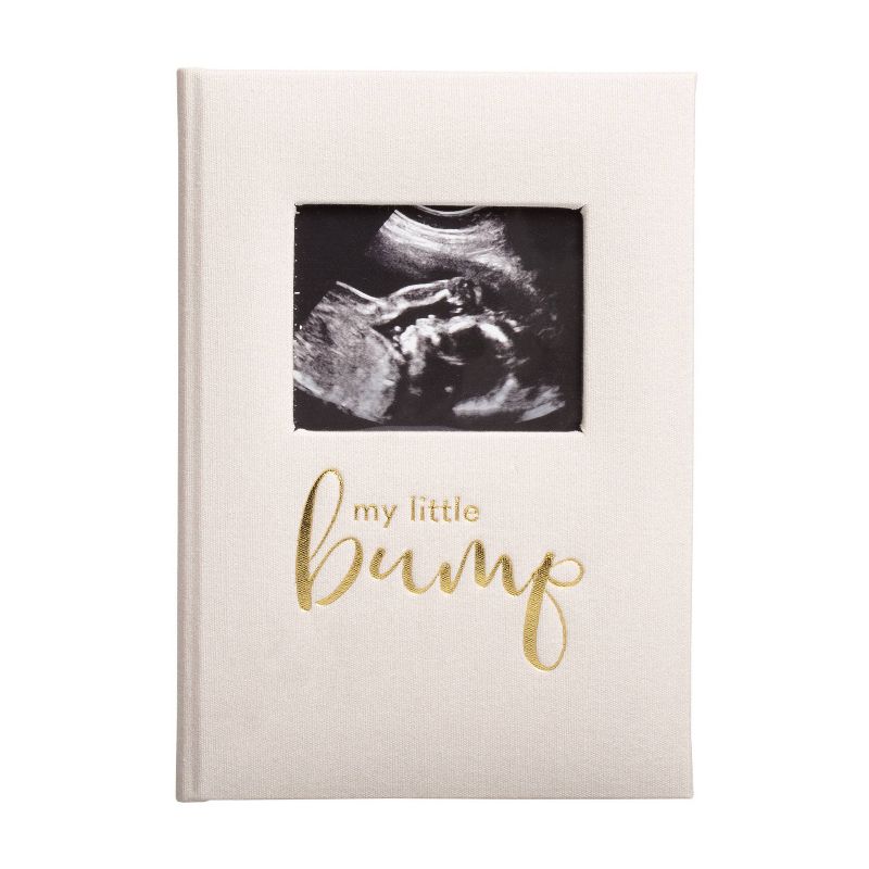 Pearhead Linen Pregnancy Journal - Ivory, 1 of 11
