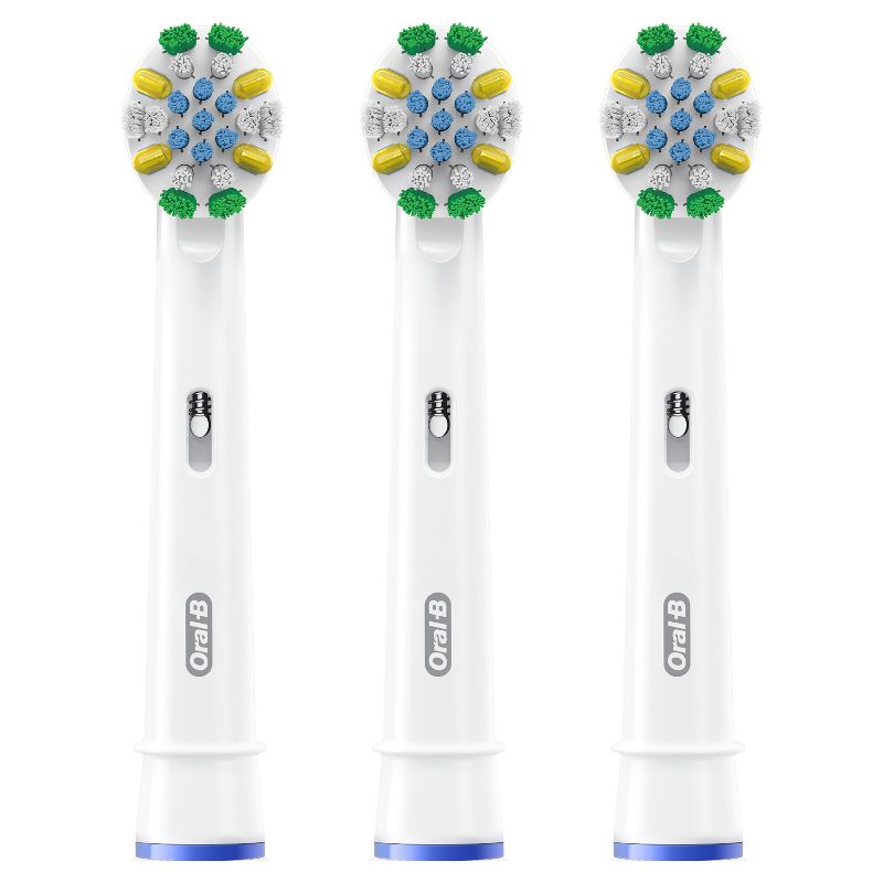 Oral-B FlossAction Electric Toothbrush Replacement Brush Heads - 3ct, 3 of 11