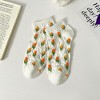 Alilang Adorable Summer Floral Embroidered Ankle Socks 4Pk - 2 of 3