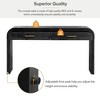 PAGED Curved Console Table Retro Minimalist Entryway Table with Gold Handles and Adjustable Dividers for Living Room, Entrance - 4 of 4