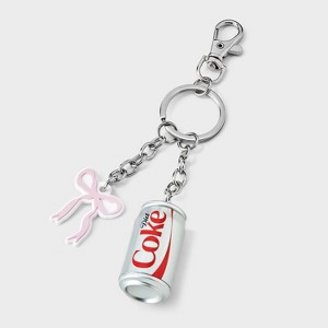 Women's Diet Coke Graphic Keychain - Gray - 1 of 2