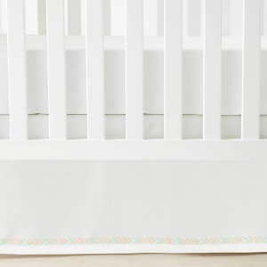 Lush Décor Printed Textured Arrow Crib Skirt - Single - 1 of 3