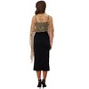 INSPIRE CHIC Women's Sequin Shawls and Wraps for Evening Dresses Fringed Sparkly Scarf 1Pc - 2 of 4