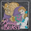 Juniors Womens Beauty and the Beast Distressed Bouquet Frame T-Shirt - image 2 of 4