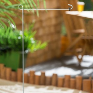 Evergreen Flag Garden Flag Stan in White - 1 of 2