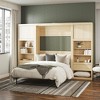 Signature Sleep Paramount Single Bedside Bookcase with Pullout Nightstand and Storage - 3 of 4