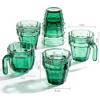 The Wine Savant Cactus Design Drinking Glasses, Fun Decoration for Parties, Unique Style & Home Decor - 6 pk - 3 of 4