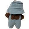Doll Clothes Superstore Soft Webbed Blue Corduroy Jumpsuit for 17.5 cm Labubu Dolls - 4 of 4