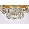 Elegant Lighting Monroe 2 - Light Flush Mount in  Gold - 4 of 4