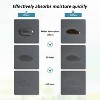 LunaLulinlk Coffee Machine Dish Drying Mats, Quick Drying Dishes, Absorbent Drying Mat for Coffee Machine, Kitchen, Sink, Black, 16X20inch - 3 of 4
