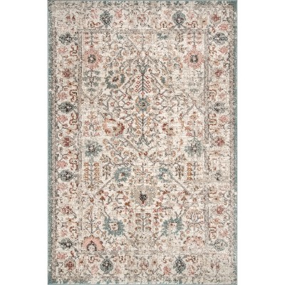 Nuloom Lenore Vintage Floral Living Room Bedroom Pet Friendly Area