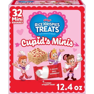Rice Krispies Treats Valentine's Minis With Sprinkles - 12.4oz/32ct