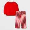 Baby 2pc Fleece Sweatshirt and Pull-On Pants Set - Cat & Jack™ - 2 of 4