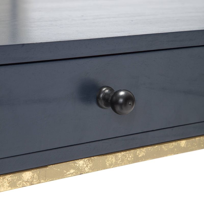 Jolie Modern Living Room Console Table Navy Blue/Gold - Adore Decor, 3 of 10