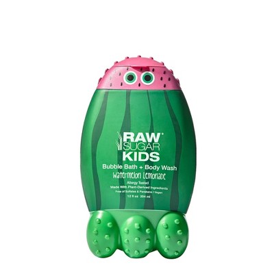 Image of Raw Sugar Kids Bubble Bath + Body Wash - Watermelon Lemonade - 12 fl oz