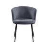 Meridian Furniture,Skylar Velvet Dining Chair, Set of 2 - 3 of 4