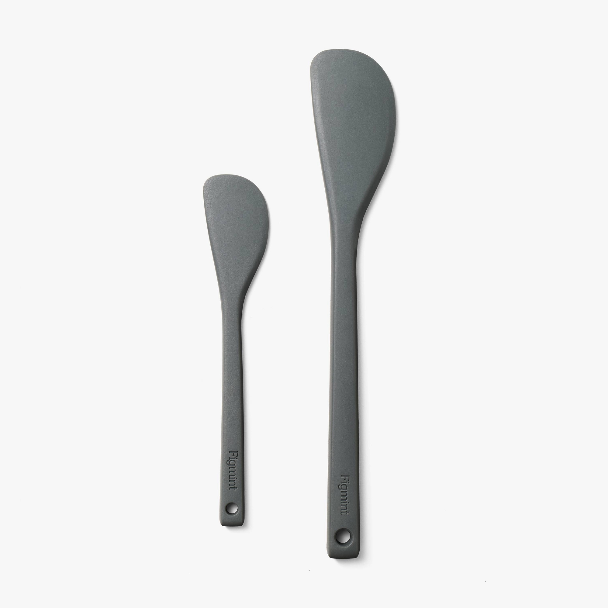 2pc Silicone Spatula Set Dark Gray - Figmint™