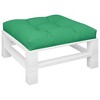 vidaXL Outdoor Pallet Cushion - Water Repellent, Fabric Material, Green - 3 of 4
