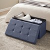 30" Storage Ottoman Bench, Ottoman with Storage, Ottoman Bench, Hold up to 660lb for Living Room - 2 of 4