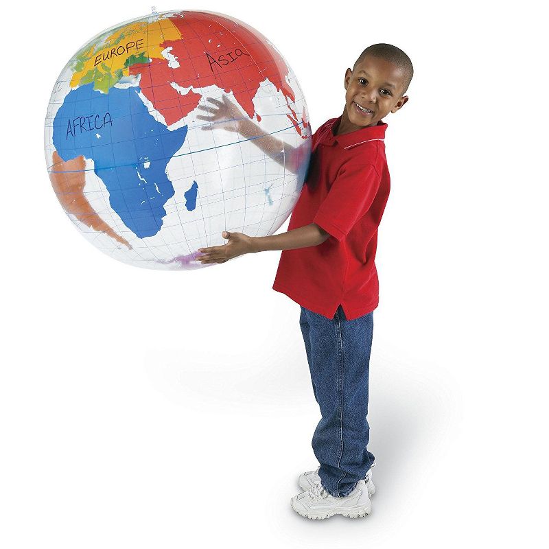 Learning Resources Inflatable Labeling Globe Game, Ages 5+, 5 of 7