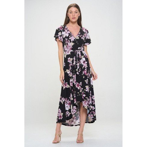 Black wrap dress outlet target