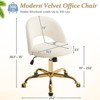 Karl Home | 23 inch Task Chair Office Desk Chair Make Up Chair With Wheels - 2 of 4
