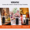 VEVOR Beer Growler Tap System, 64Oz 1.89L Mini Keg, 304 Stainless Steel Pressurized Beer Growler, Keg Growler with Pressure Display, Black - 3 of 4