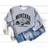 Simply Sage Market Women's Graphic Sweatshirt  Montana Forest Scene - 3 of 4