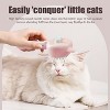 BABYYER 4-in-1 Pet Steam Brush With Handle for Longhair & Shorthair Cats & Dogs - Rubber Spray Brush With Release Button, Dog Comb and Cleaner - 3 of 4