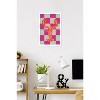 Trends International Reinders: Food - Pink Checkers Lobster Framed Wall Poster Prints - 2 of 4