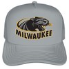 Official University of Wisconsin Milwaukee Primary Logo Foam Snapback Trucker Hat for Men and Women Grey One Size - 2 of 4