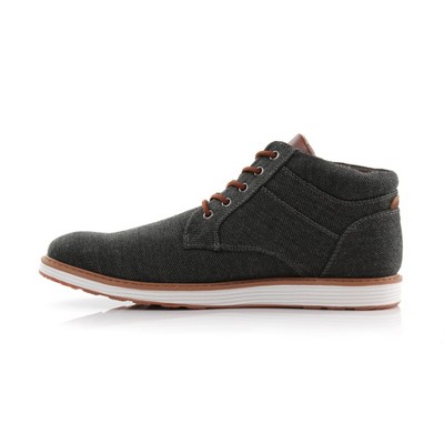 Ferro Aldo Mens JAX MFA506061 Mid-Top Chukka Style Sneaker Boots, in Denim Black, Size 11 — фото 3