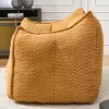 Bean Bag Chair Modern with Armrests and Handle for Living Room Relaxing 47.2" Wide-3irtyhousy - 3 of 4