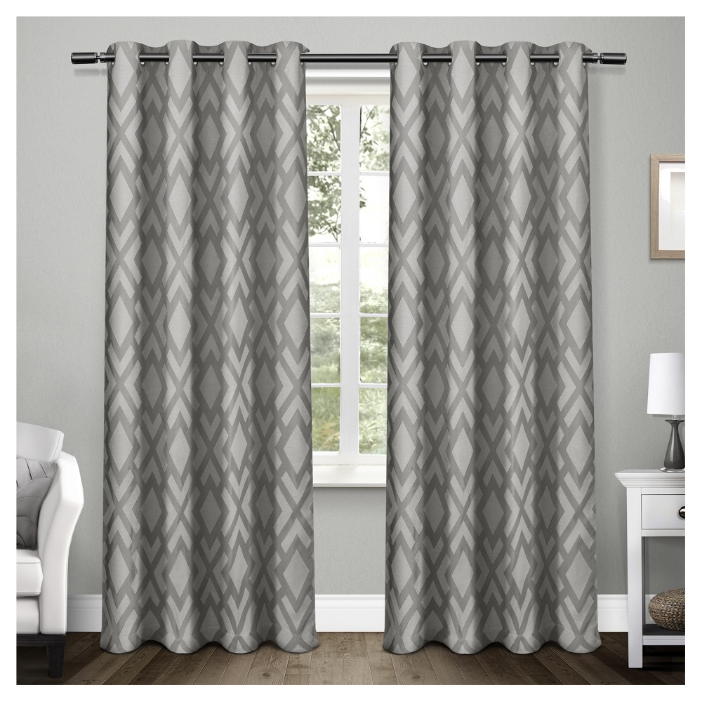 UPC 642472009169 - Exclusive Home Curtains 2 Pack Easton Jacquard ...