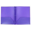 2 Pocket Plastic Folder with Prongs - up&up™ - 2 of 3