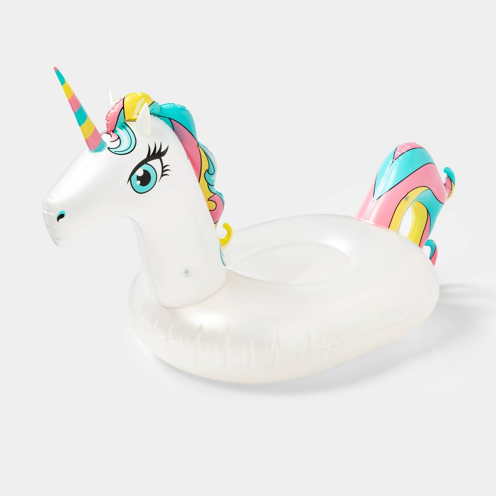 Unicorn Pool Float Pearlized White - Sun Squad