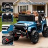 Jojoka 24V Ride on Toys for Big Kids, 2 Seater Ride on Car w/Remote Control, 4x4 Ride-on Truck with 4 Motors, 3 Speeds Adjustable - 4 of 4