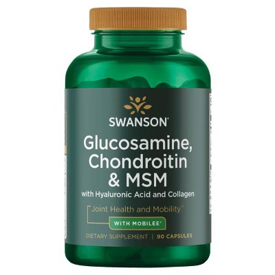 Swanson Glucosamine, Chondroitin and Msm with Mobilee 90 Capsules.