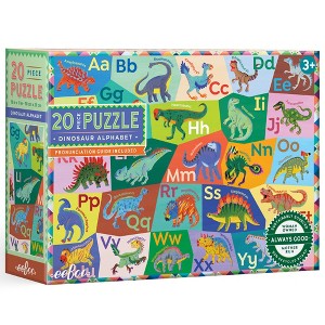 eeBoo: Dinosaur Alphabet - 20 Piece Puzzle - 15x11" Jigsaw, Kids 3+ - 1 of 4