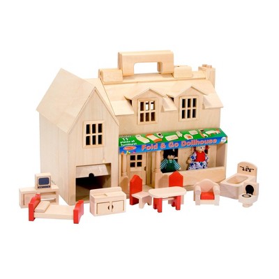 melissa and doug wooden dollhouse
