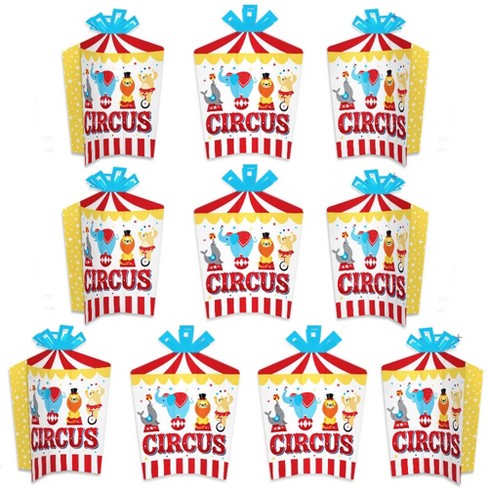 Big Dot Of Happiness Carnival Step Right Up Circus Table Decorations Carnival Themed Party Fold And Flare Centerpieces 10 Count Target