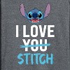 Men's - Lilo and Stitch - I Love Stitch Long Sleeve Graphic T-Shirt - 2 of 4