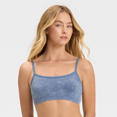 Women's Seamless Bralette - Colsie™ Dark Blue