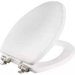Durable Enameled Wood Cameron Toilet Seat will Never Loosen and Easily Remove White New ELONGATED 