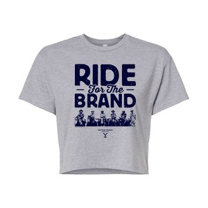 Women's - Yellowstone - Ride For The Brand Cropped Graphic T-Shirt - 1 of 4