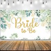 KatchOn, Green Bride to Be Banner - XtraLarge, 72x44 Inch | Bridal Shower Decorations | Wedding Shower Decorations | Bride to Be Backdrop - 2 of 4